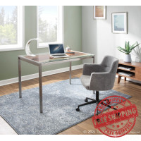 Lumisource LS-ELMNT PSS Element LED Touch Table Lamp with Polished Stainless Steel Finish 